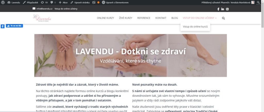Vstup do učebny